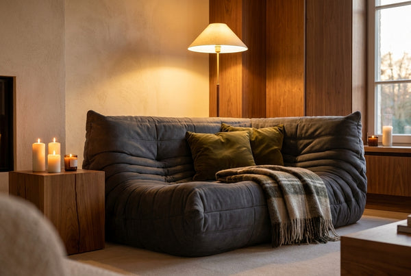 MIRA · Fauteuil lounge compressé · Gris