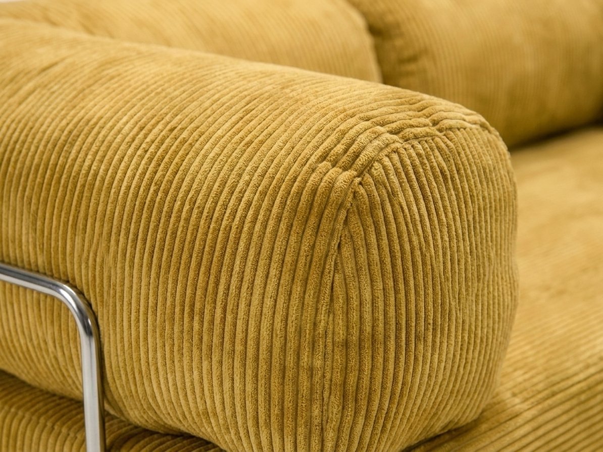 Nora Angle jaune, détail du tissu