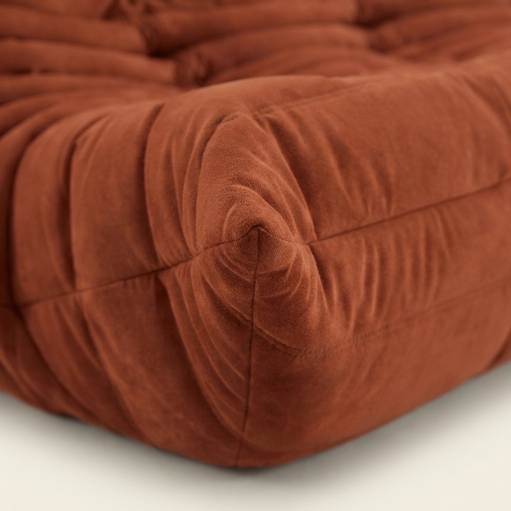 Mira Trio orange, détail du tissu