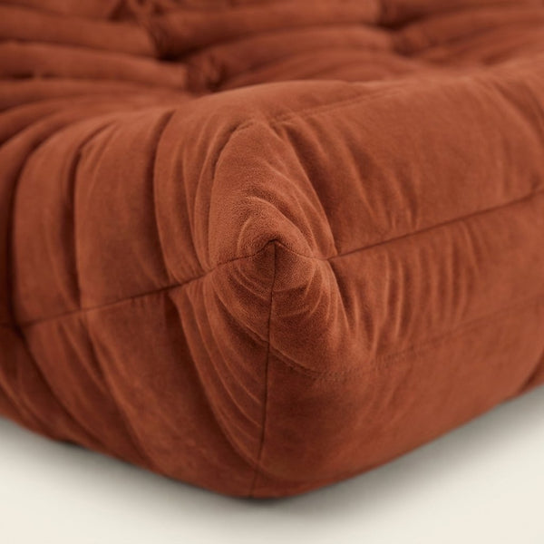 Mira Trio orange, détail du tissu
