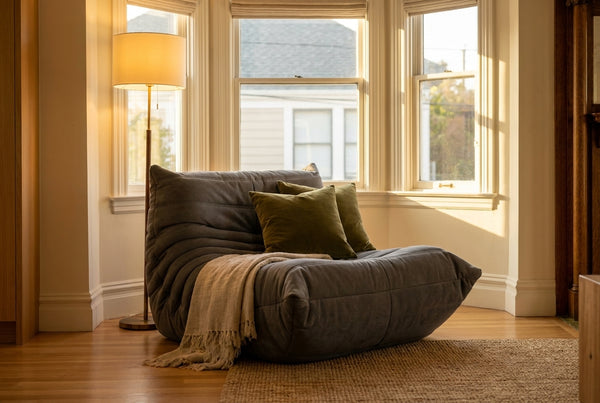 MIRA · Fauteuil lounge compressé · Gris