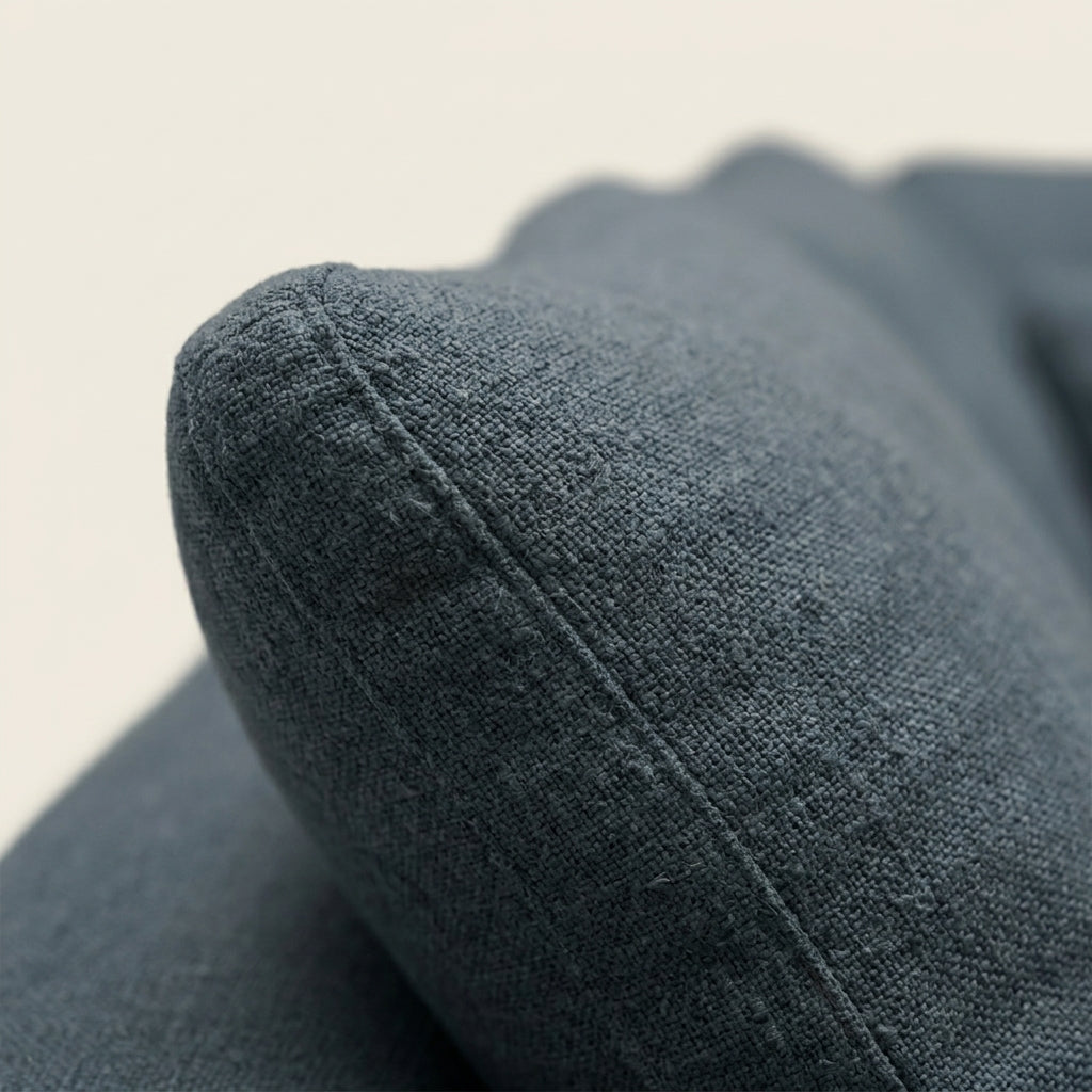 VELA canapé modulable bleu orage détail du tissu Wind