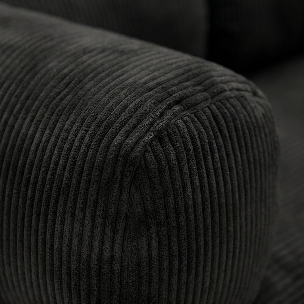 Nora Angle noir, détail du tissu