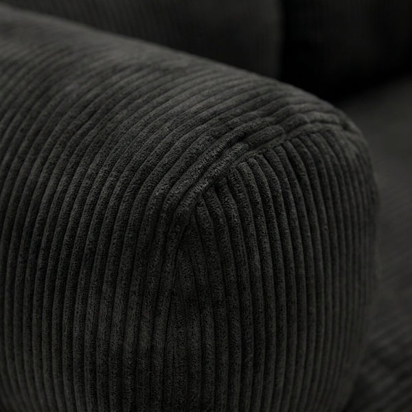Nora Angle noir, détail du tissu