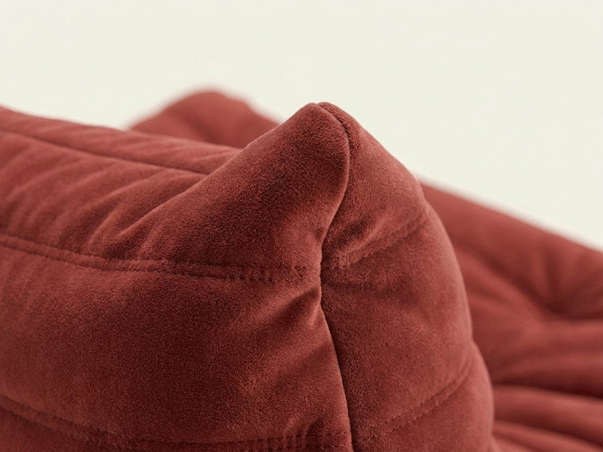 Mira Duo terracotta, détail du tissu