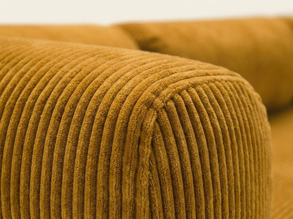 Nora Grand moutarde, détail du tissu