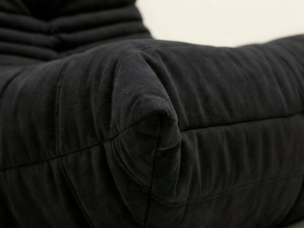 Mira noir, détail du tissu