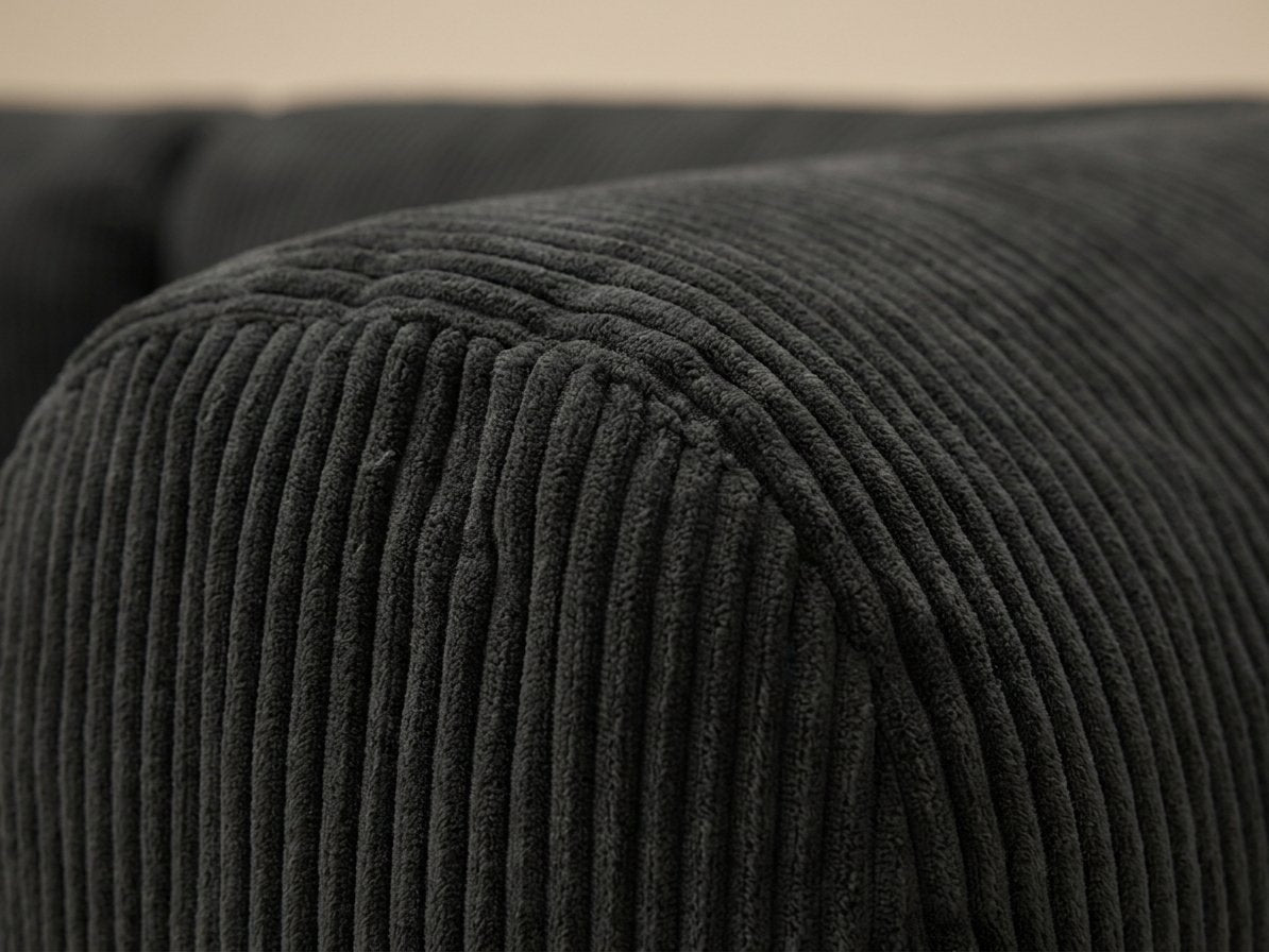 Nora noir, détail du tissu