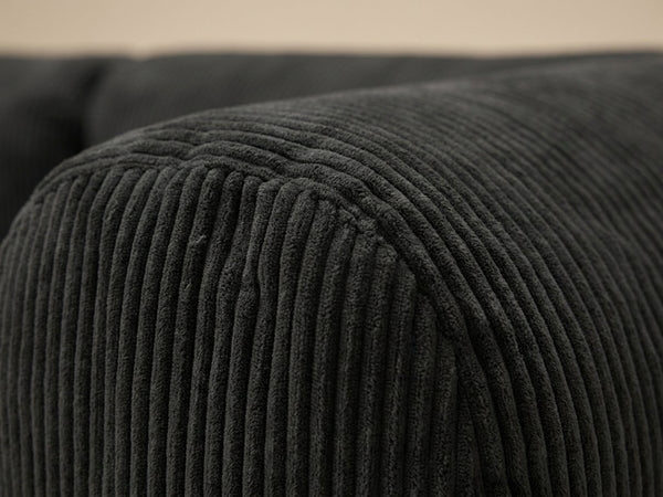 Nora noir, détail du tissu