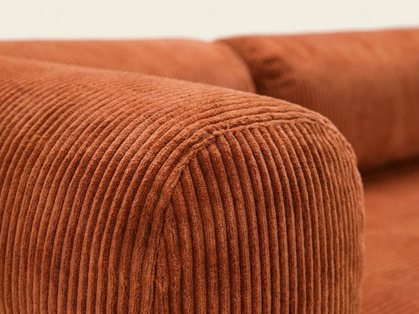 Nora Grand orange, détail du tissu