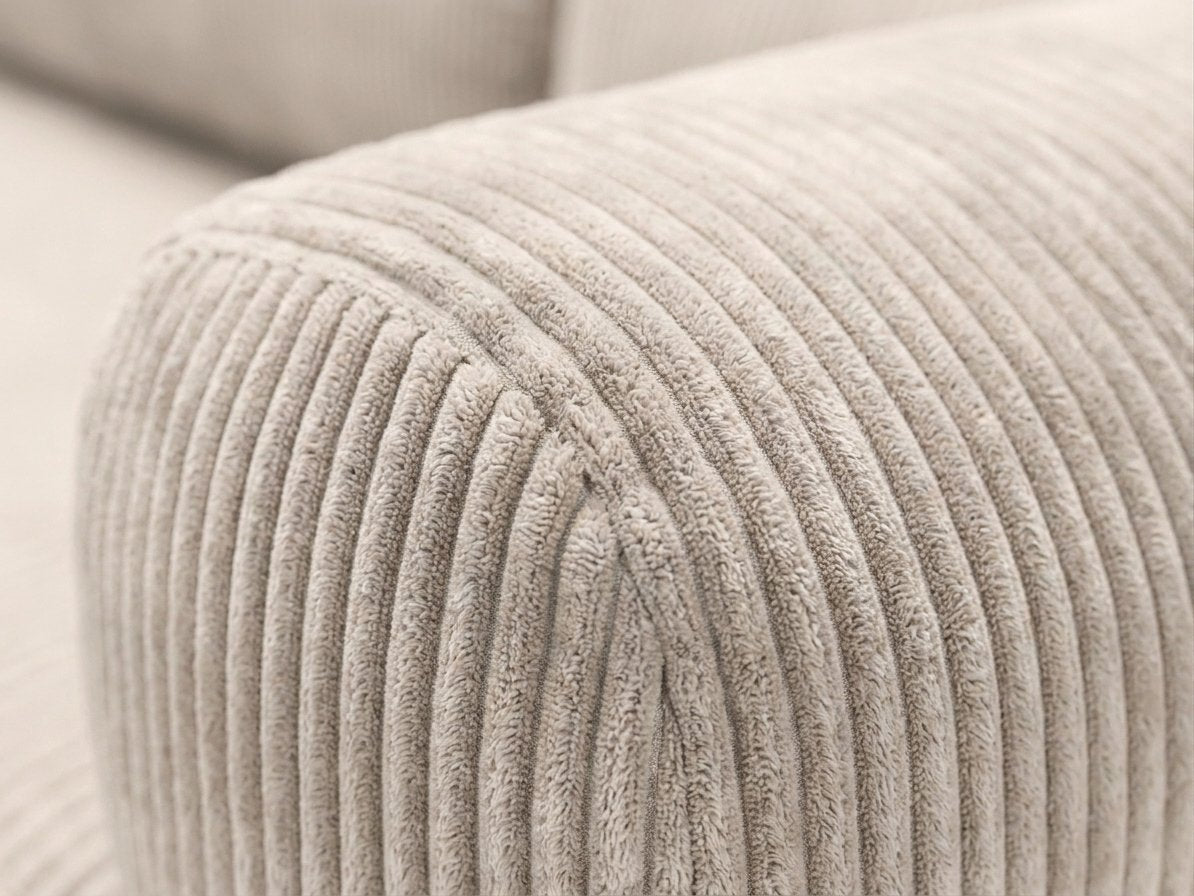Nora Angle blanc creme, détail du tissu