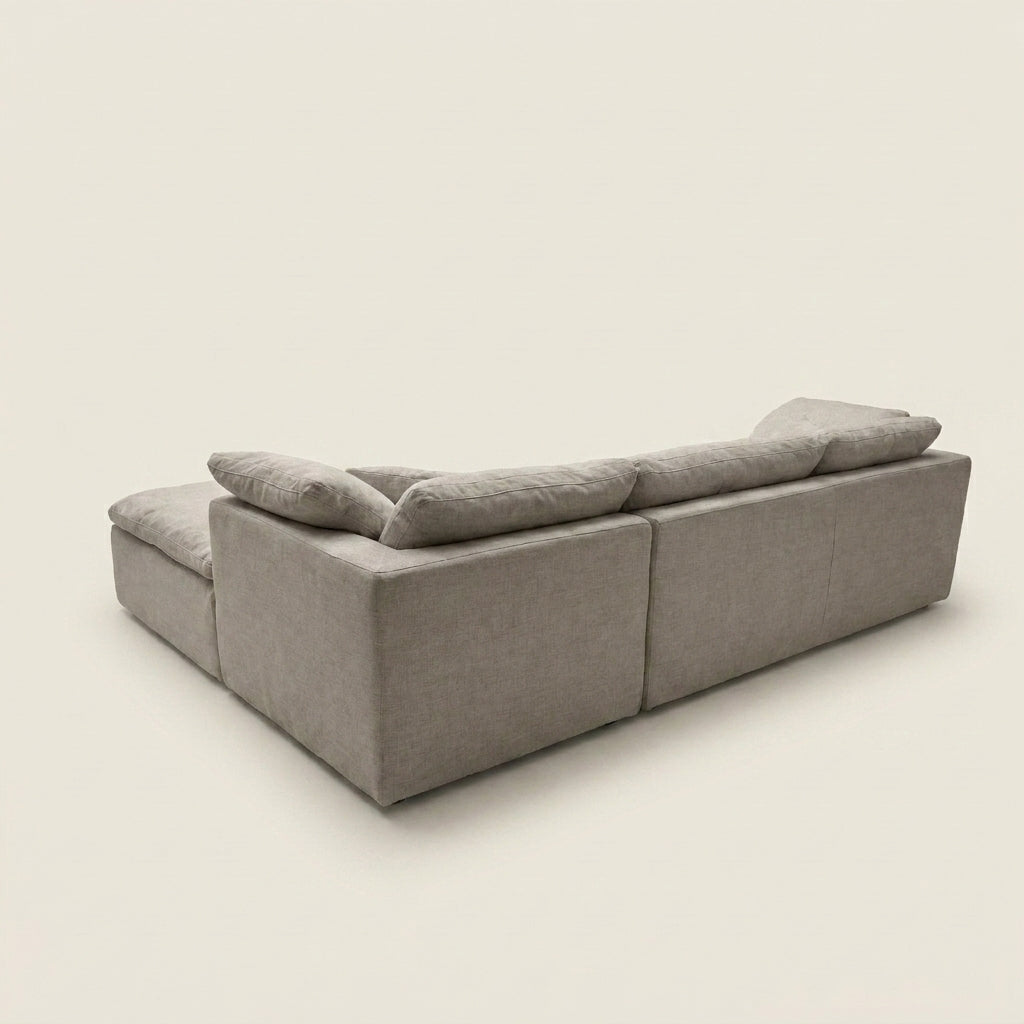 VELA canapé modulable 4 modules beige vu de dos