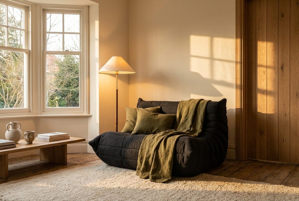 MIRA · Fauteuil lounge compressé · Noir