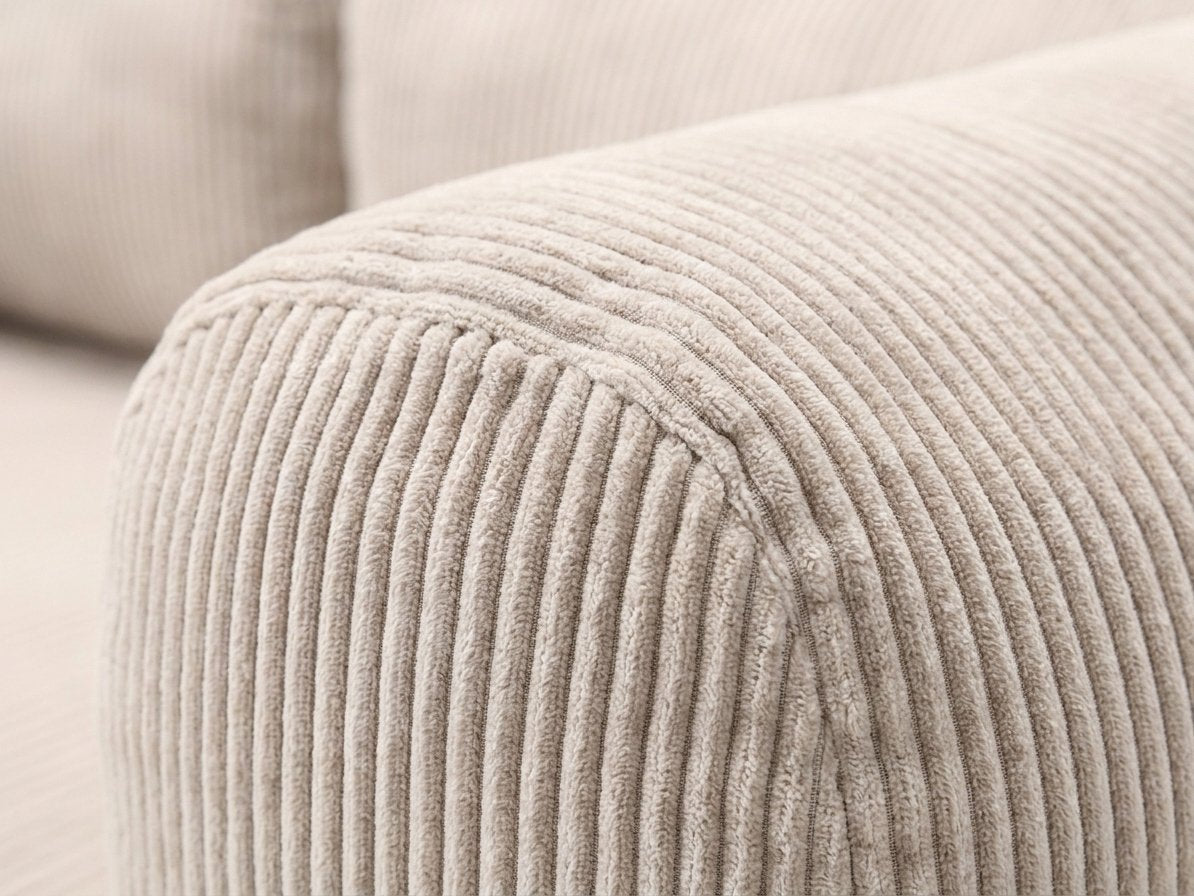 Nora blanc creme, détail du tissu
