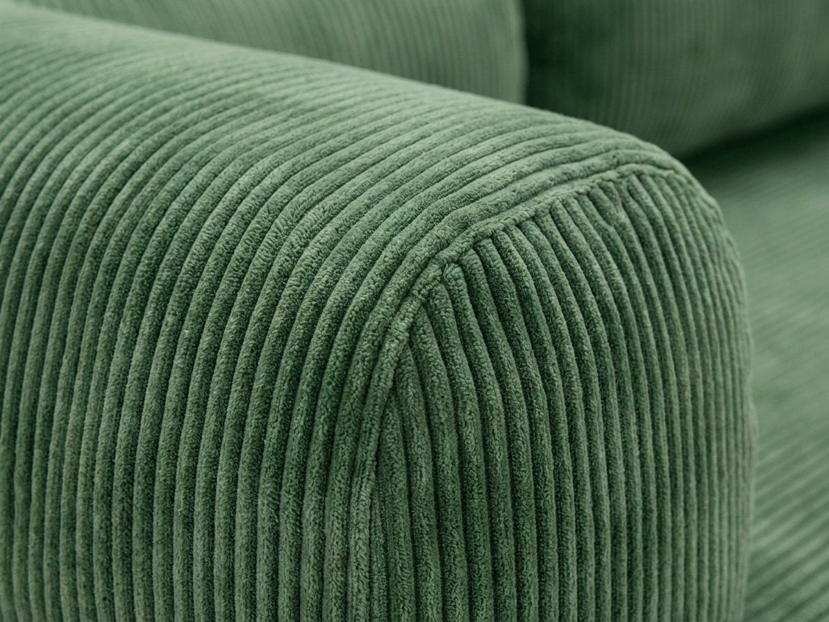 Nora Grand vert sauge, détail du tissu