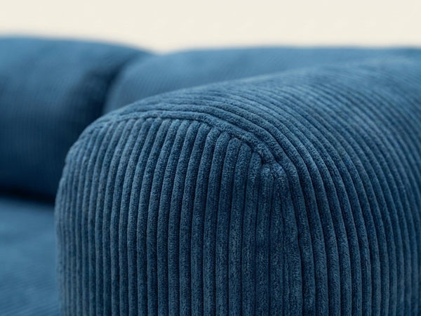Nora Angle bleu, détail du tissu