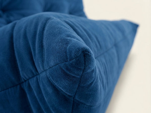 Mira Trio bleu, détail du tissu