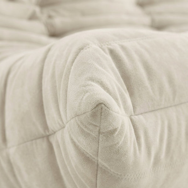 Mira Trio blanc creme, détail du tissu