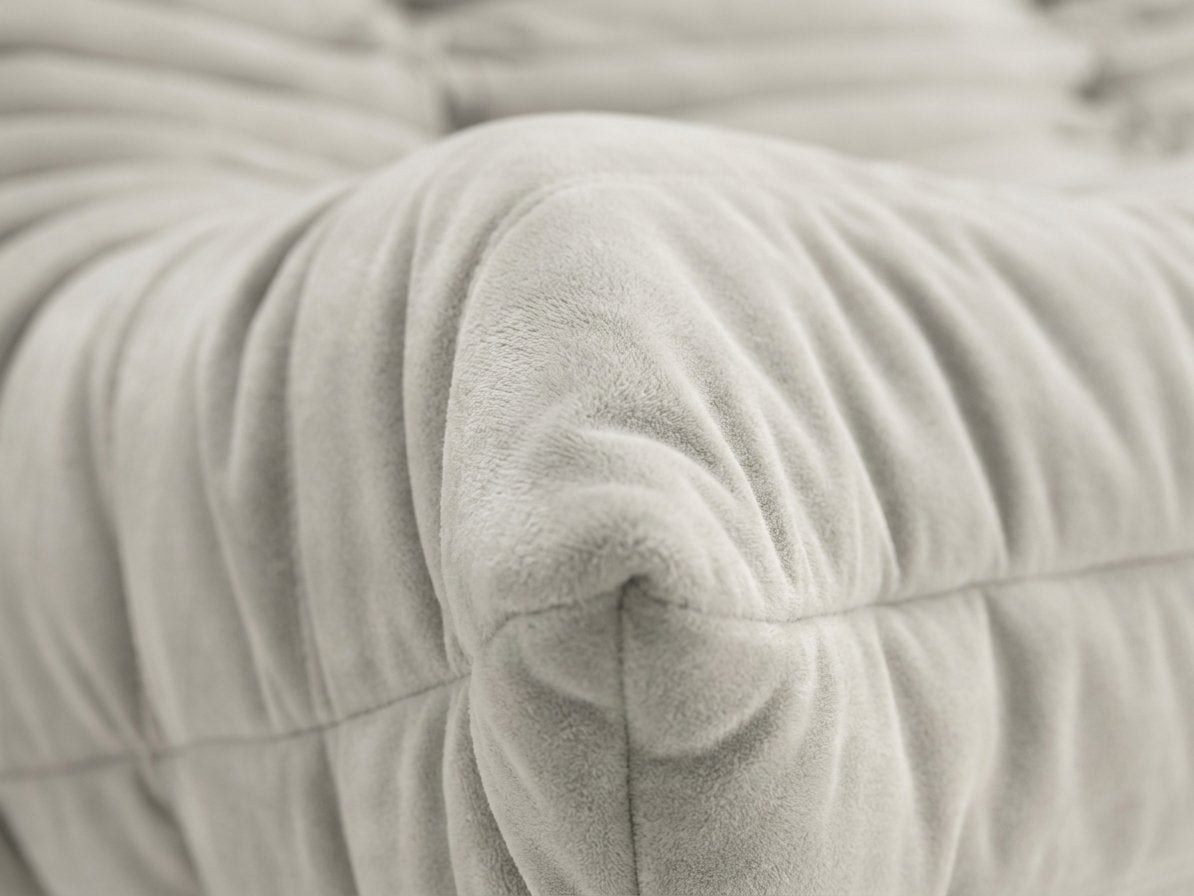 Mira Duo blanc creme, détail du tissu