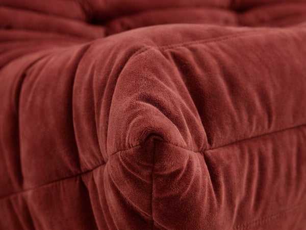 Mira Trio terracotta, détail du tissu