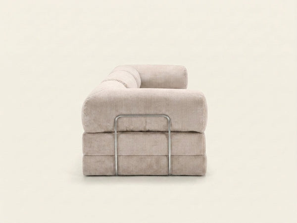 Nora Grand blanc creme, vue de profil