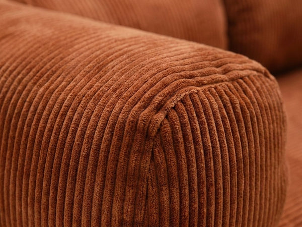 Nora Angle orange, détail du tissu