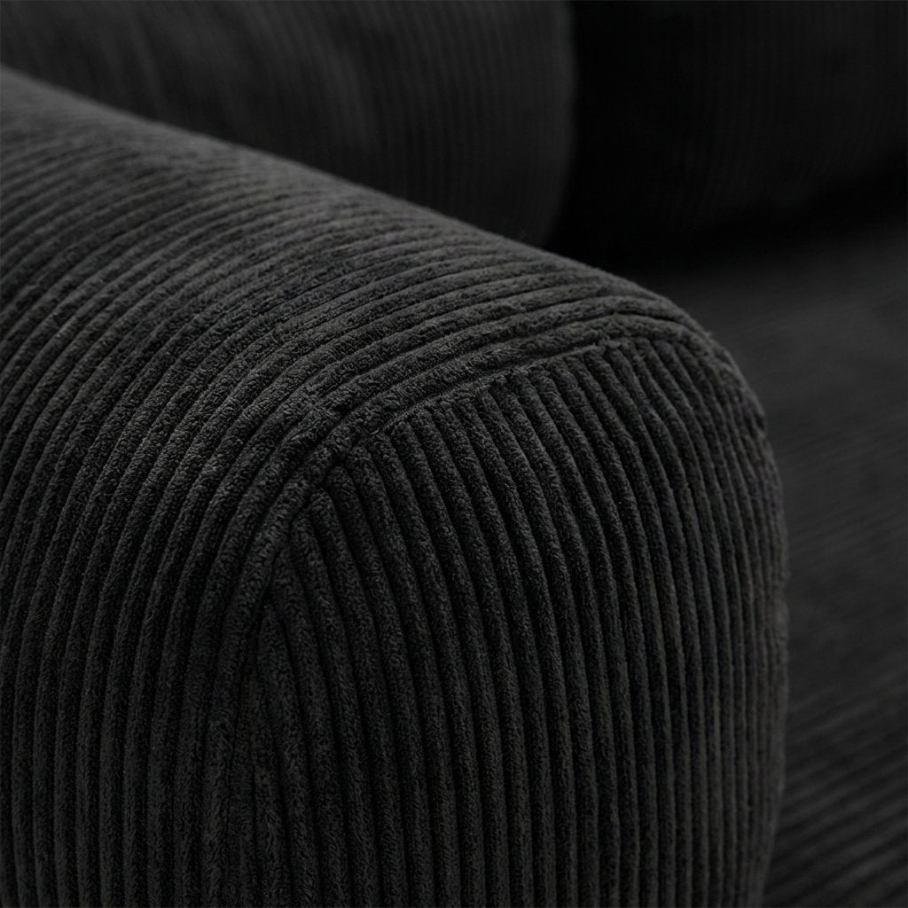 Nora Grand noir, détail du tissu